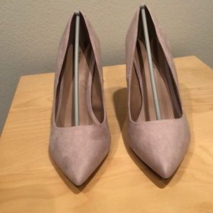 Brand new bone suede heels from Nordstrom size 8